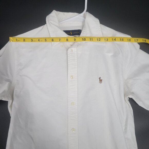 Ralph Lauren Custom Fit Women's Oxford Button Down L - Picture 7 of 7